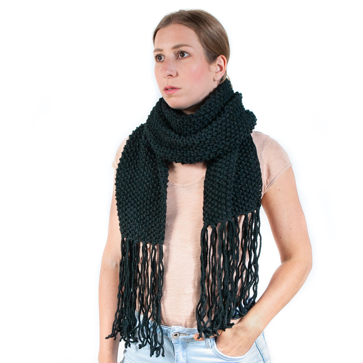 くろちん様KNITTED SCARF Desert Snow Silk Wool Knitted Scarf in Desert Snow Silk Wool – SVRN