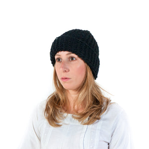 Rib Row Beanie Free Knitting Pattern