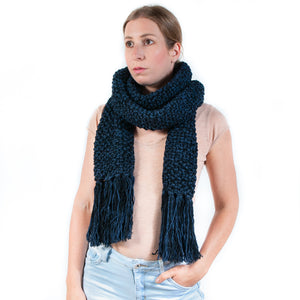 Snow Down Scarf Knit Kit