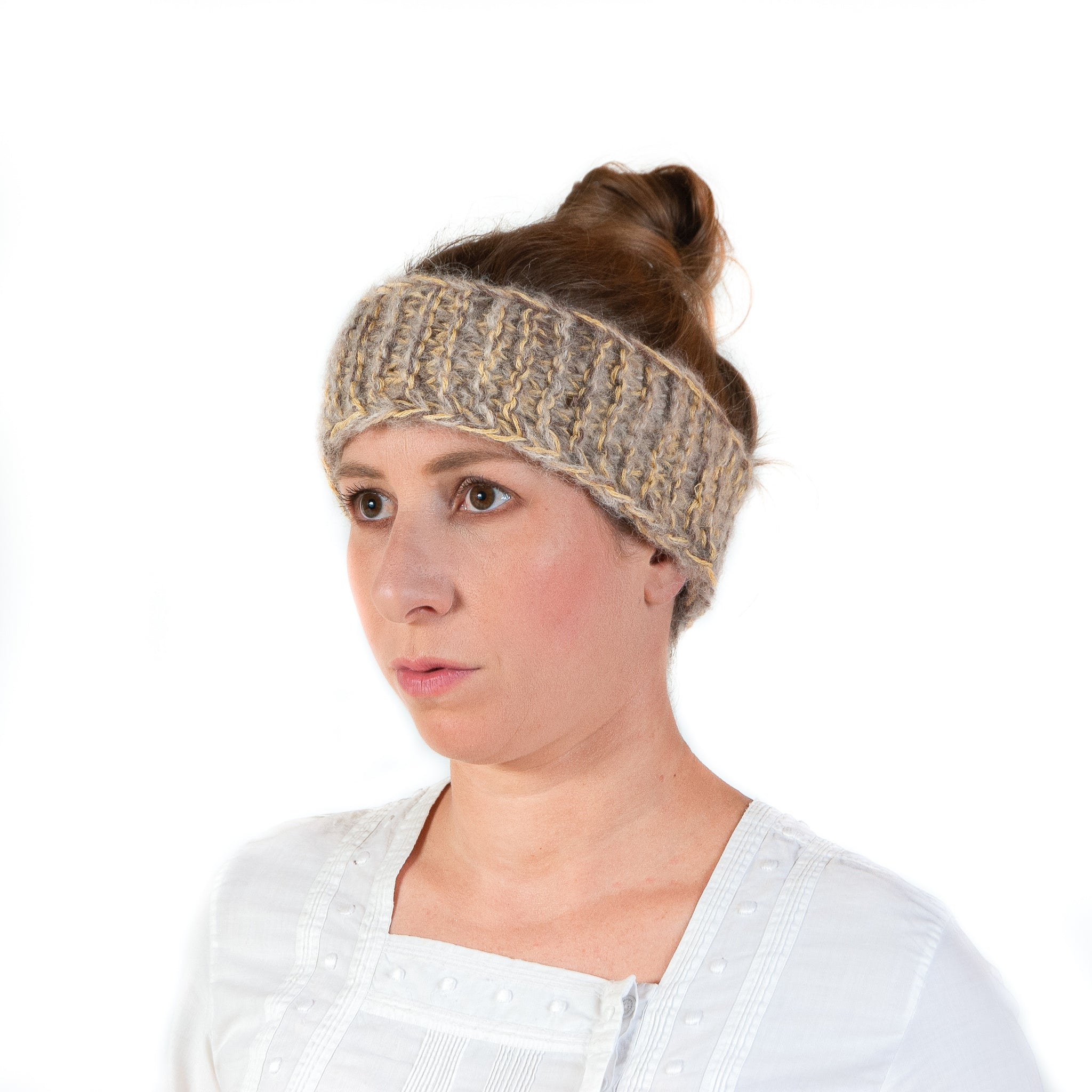 Fluffy Beanie & Headband Knitting Pattern