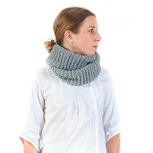 Snug Up Scarf Beginner Knitting Pattern