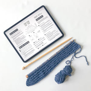 Tip Top in Garter Stitch Knitting Pattern