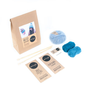 Fluffy Beanie & Headband Knit Kit