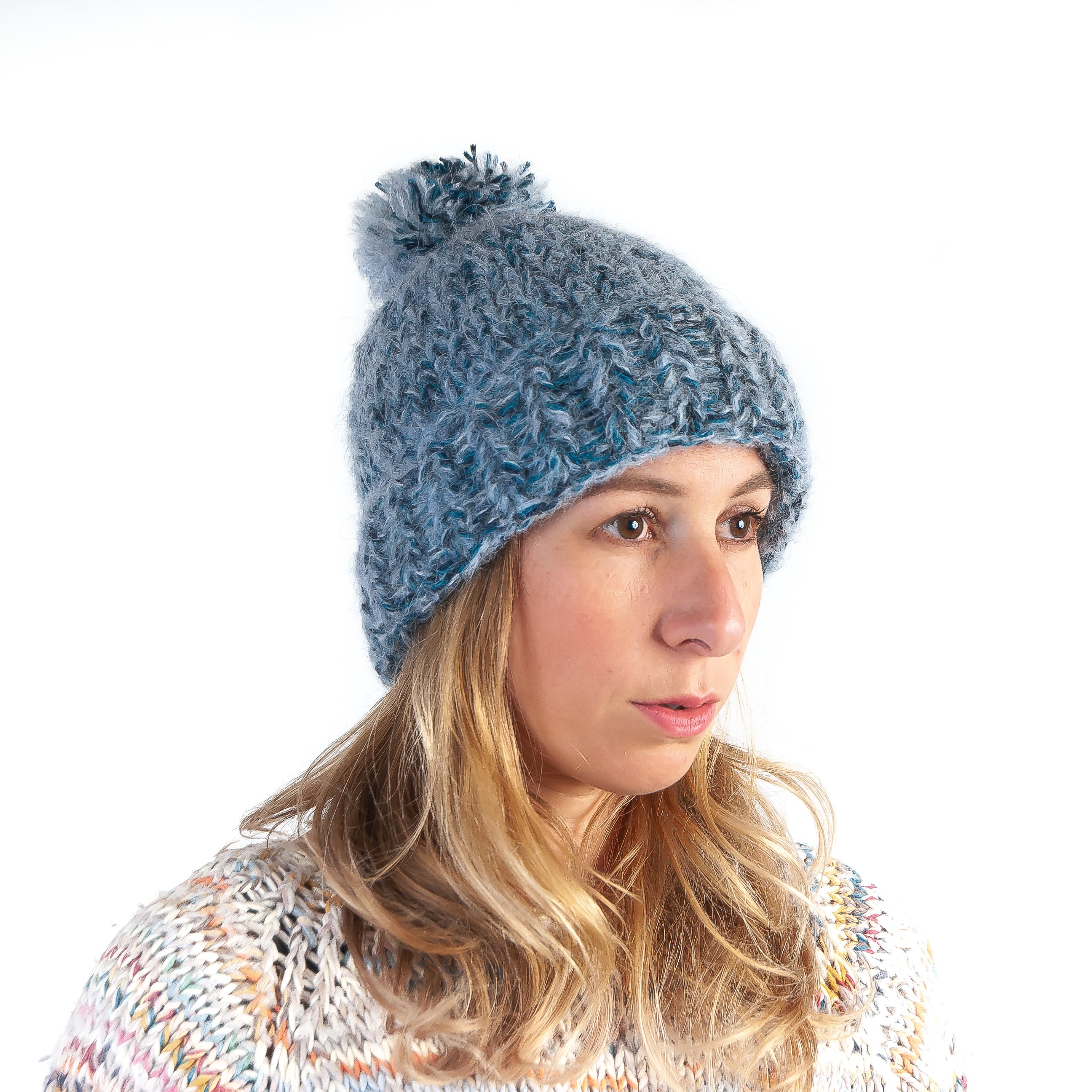 SELECTS NY WOOLKNIT BEANIE ミンナノ MURANO Unisex Knit Merino Wool Beanie Hat One Size Charcoal